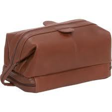 LEATHER TOILETRY BAG